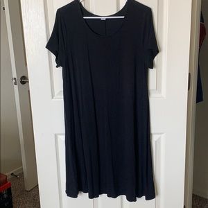 Black t shirt dress